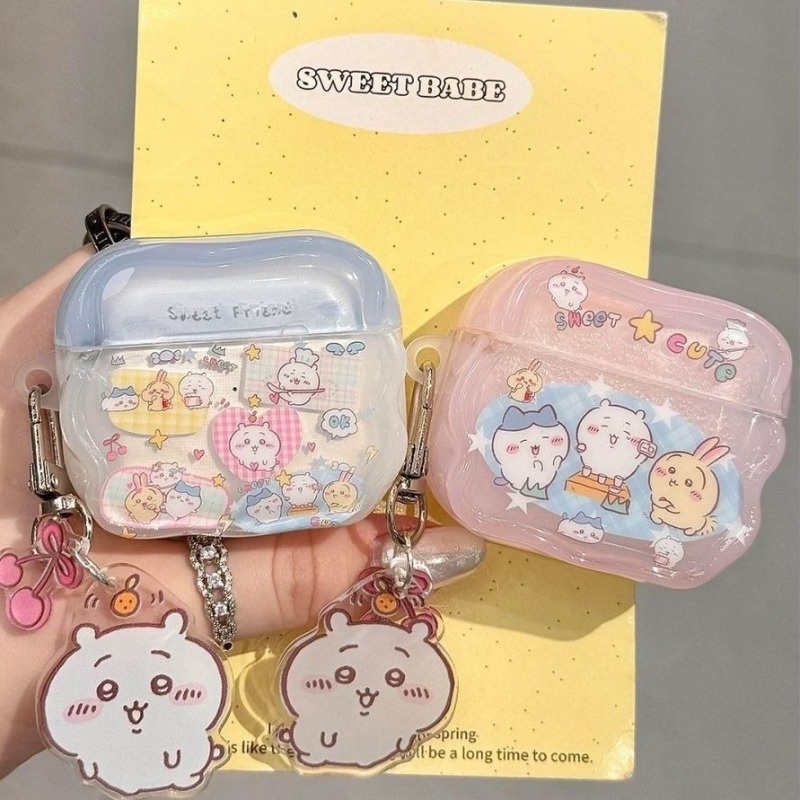 Wireless Earbuds Case - Chiikawaed Cute Protective Case Compatible with