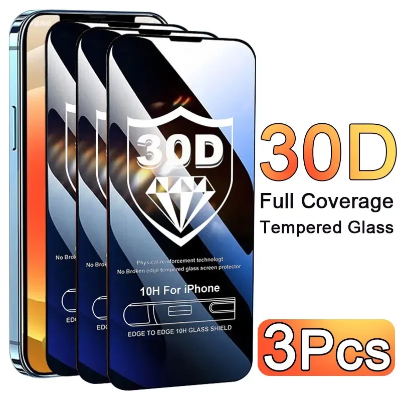 Phone Accessories Useful - 3PCS Glass Protector Phone Case for