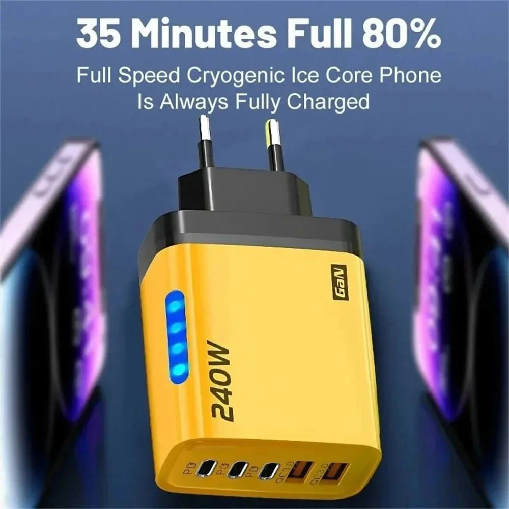 5 in 1 GaN USB C Desktop Charg - Phone Accessories Uk review and price