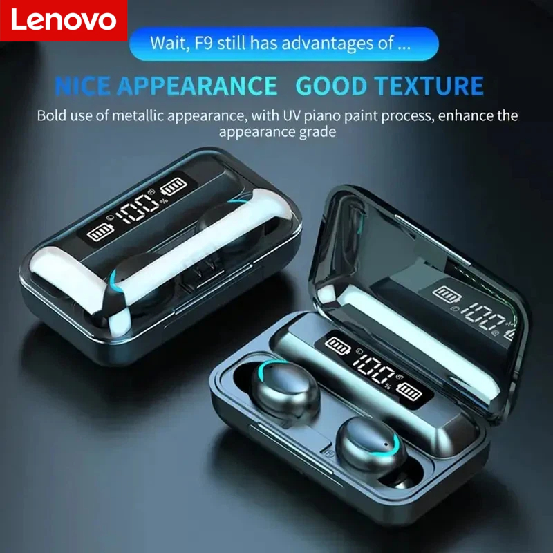 Lenovo F9 Bluetooth Wireless H - Wireless Earbuds Case review and price