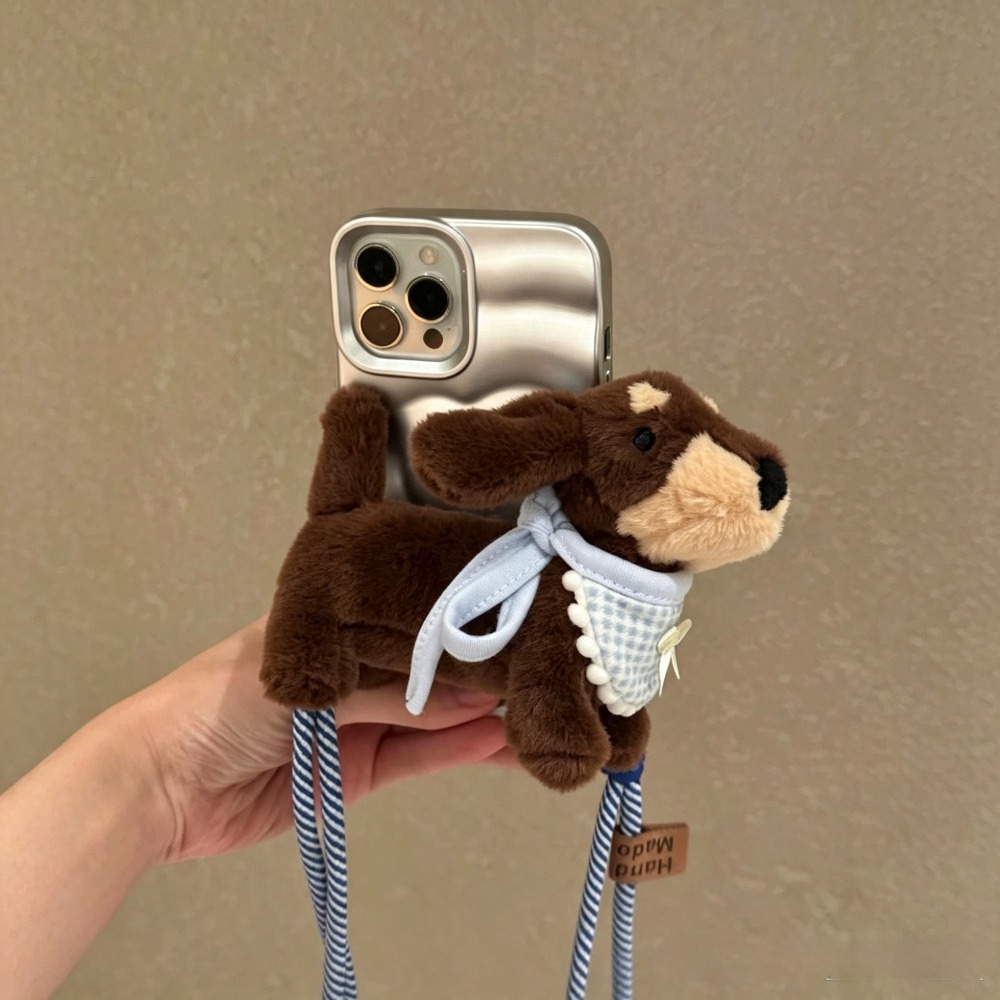 Cute Cartoon Dachshund Plush D - Phone Accessories Cute review and price