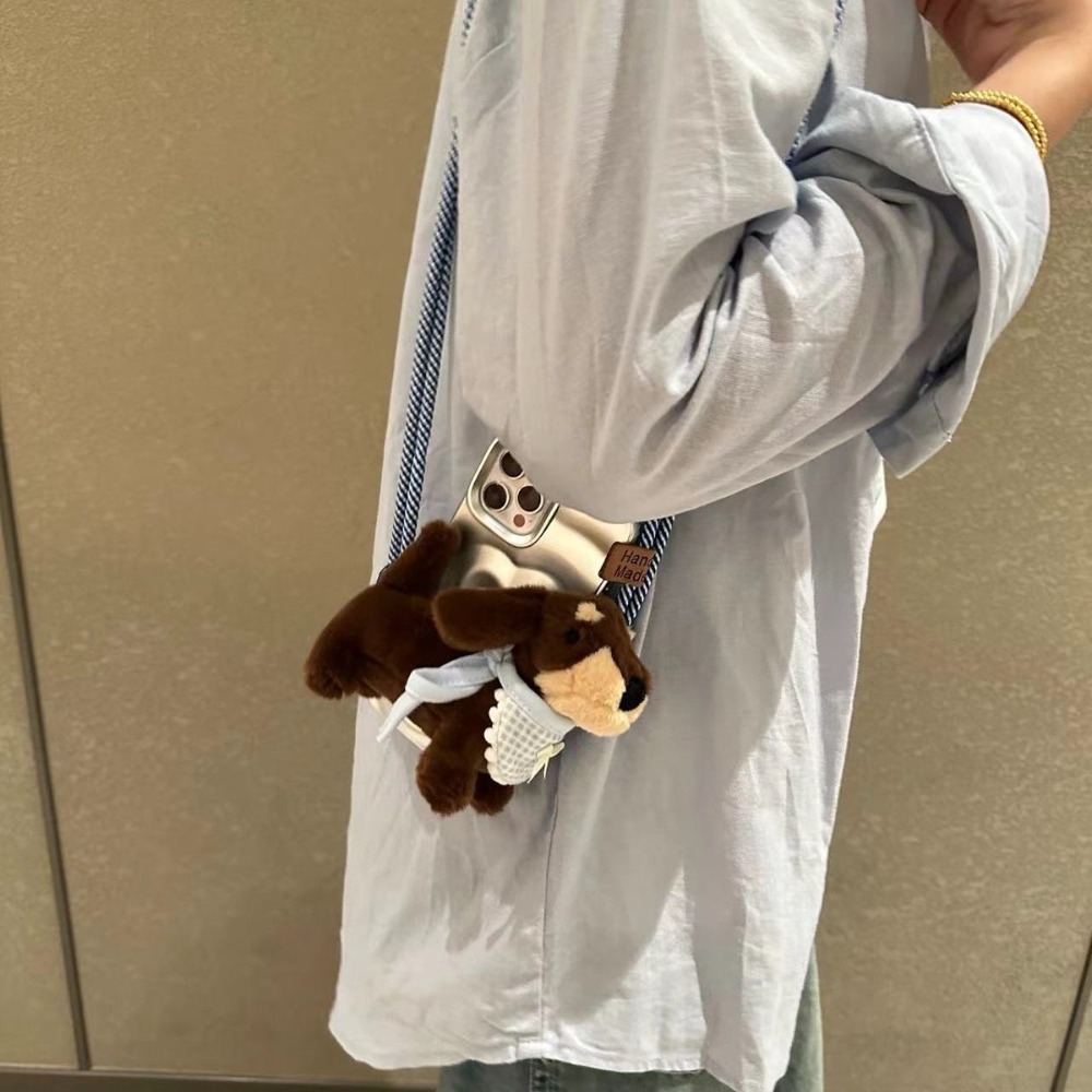 Cute Cartoon Dachshund Plush D - Phone Accessories Cute review and price