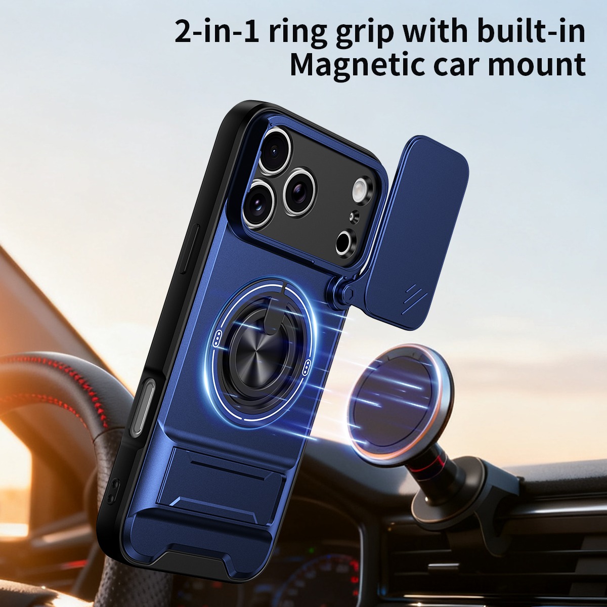 Luxury 360 Rotating Magnetic R - Phone Accessories Ring Holder review and price