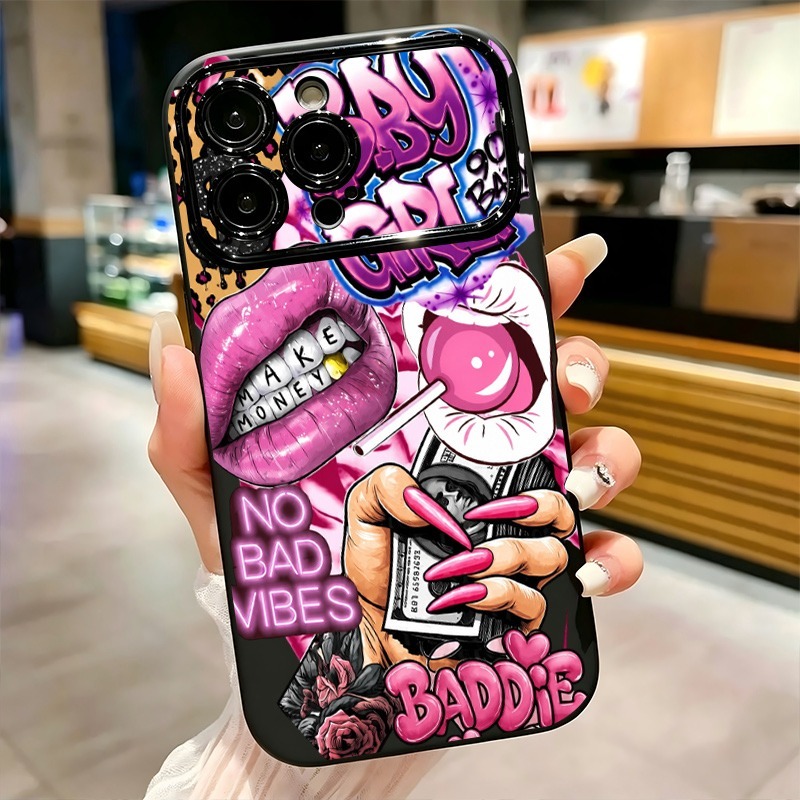 Hip Hop Pink Lips Baby Girl Gr - Phone Accessories List review and price