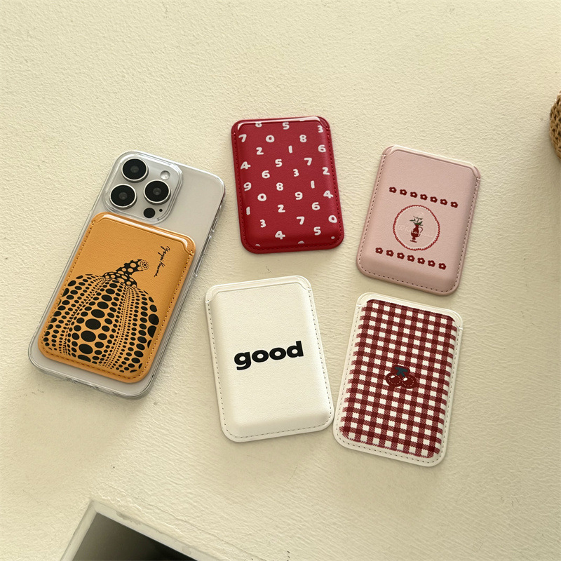 Cute Cartoon PU Leather Magnet - Phone Accessories Cute review and price
