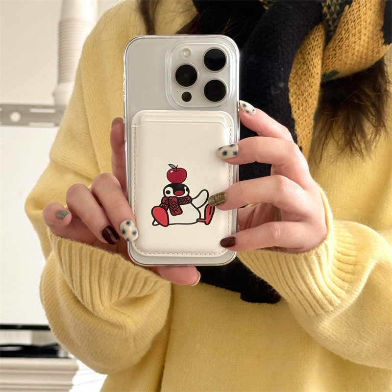 Cute Cartoon PU Leather Magnet - Phone Accessories Cute review and price