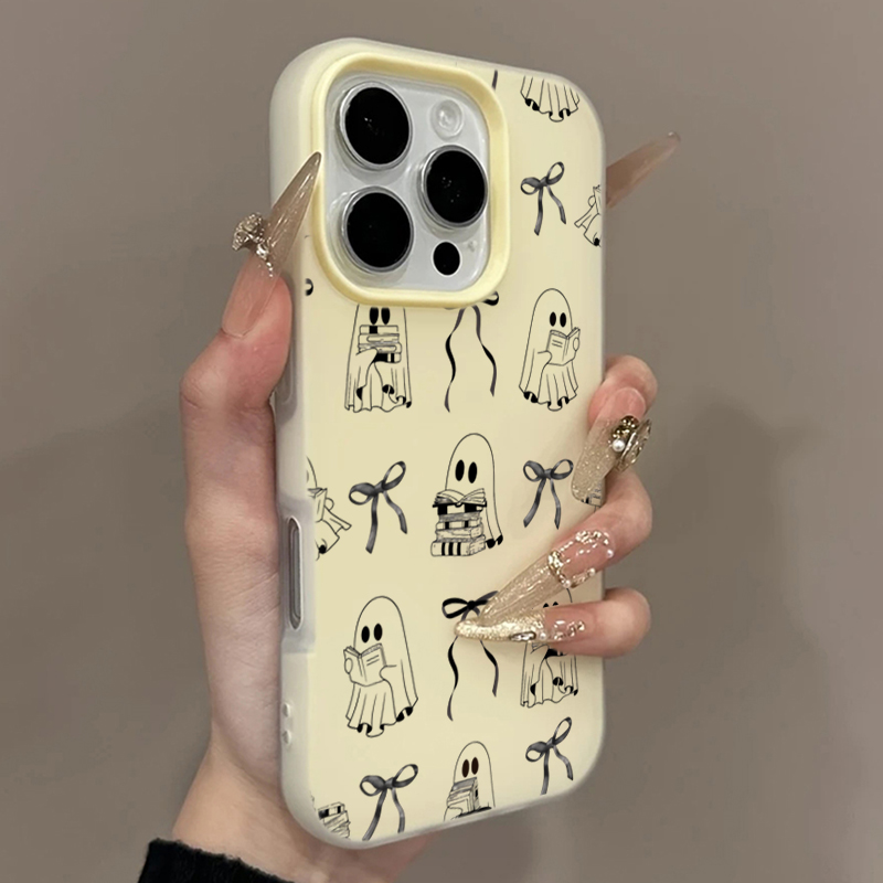 Cute Halloween Book Ghost Bow  - Phone Accessories List review and price