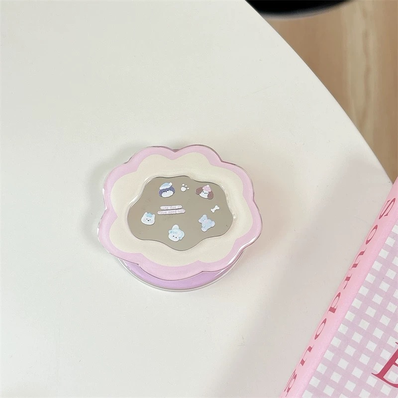 Cartoon Mirror Telescopic Phon - Phone Accessories Cute review and price