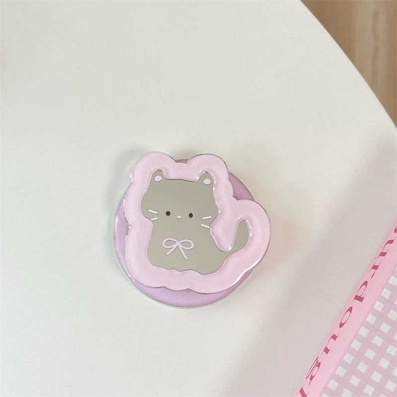 Cartoon Mirror Telescopic Phon - Phone Accessories Cute review and price