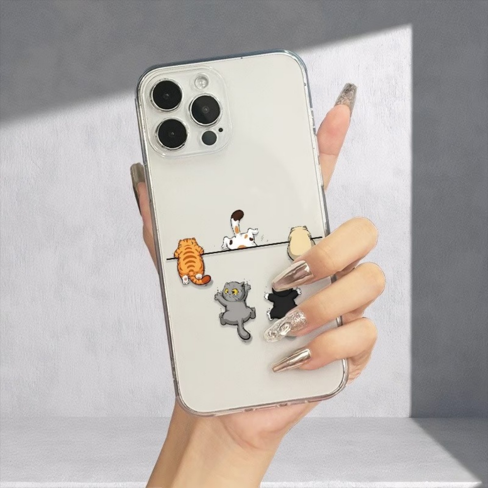 Five Cute Cat Pattern Phone Ca - Phone Accessories List review and price
