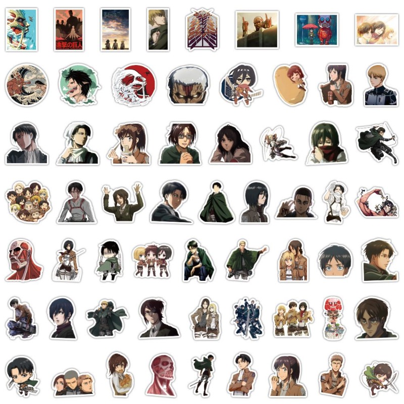 60Pcs Attack on Titan Anime St - Phone Accessories Cute review and price
