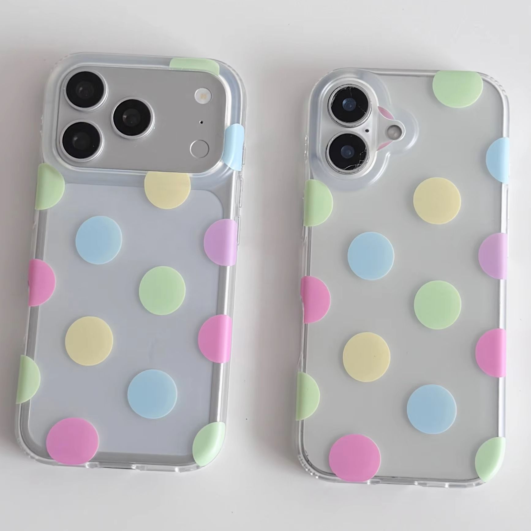 Korea Ins Colorful Polka Dots  - Phone Accessories List review and price