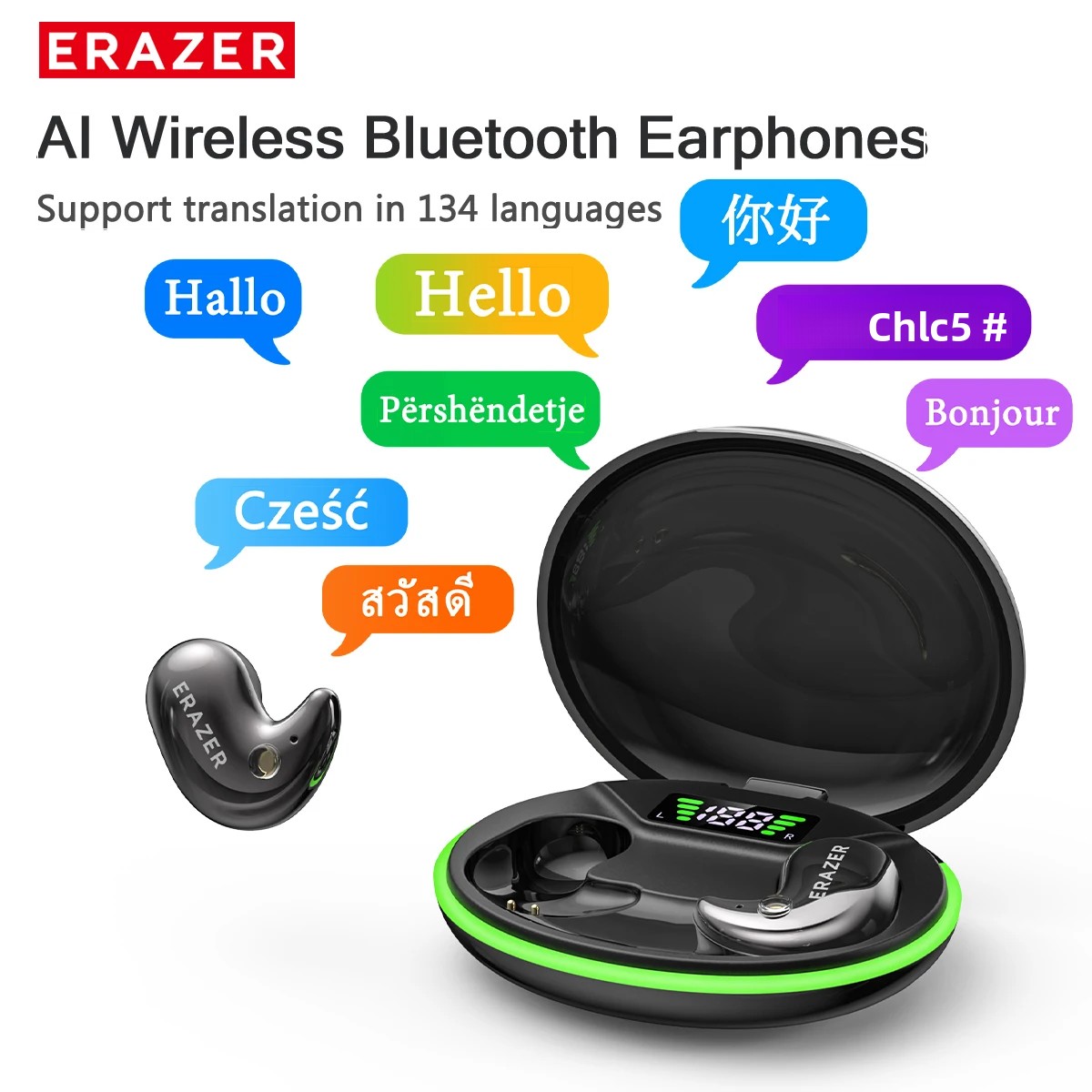 EARZER XF58 In-Ear Bluetooth H - Wireless Earbuds Case review and price