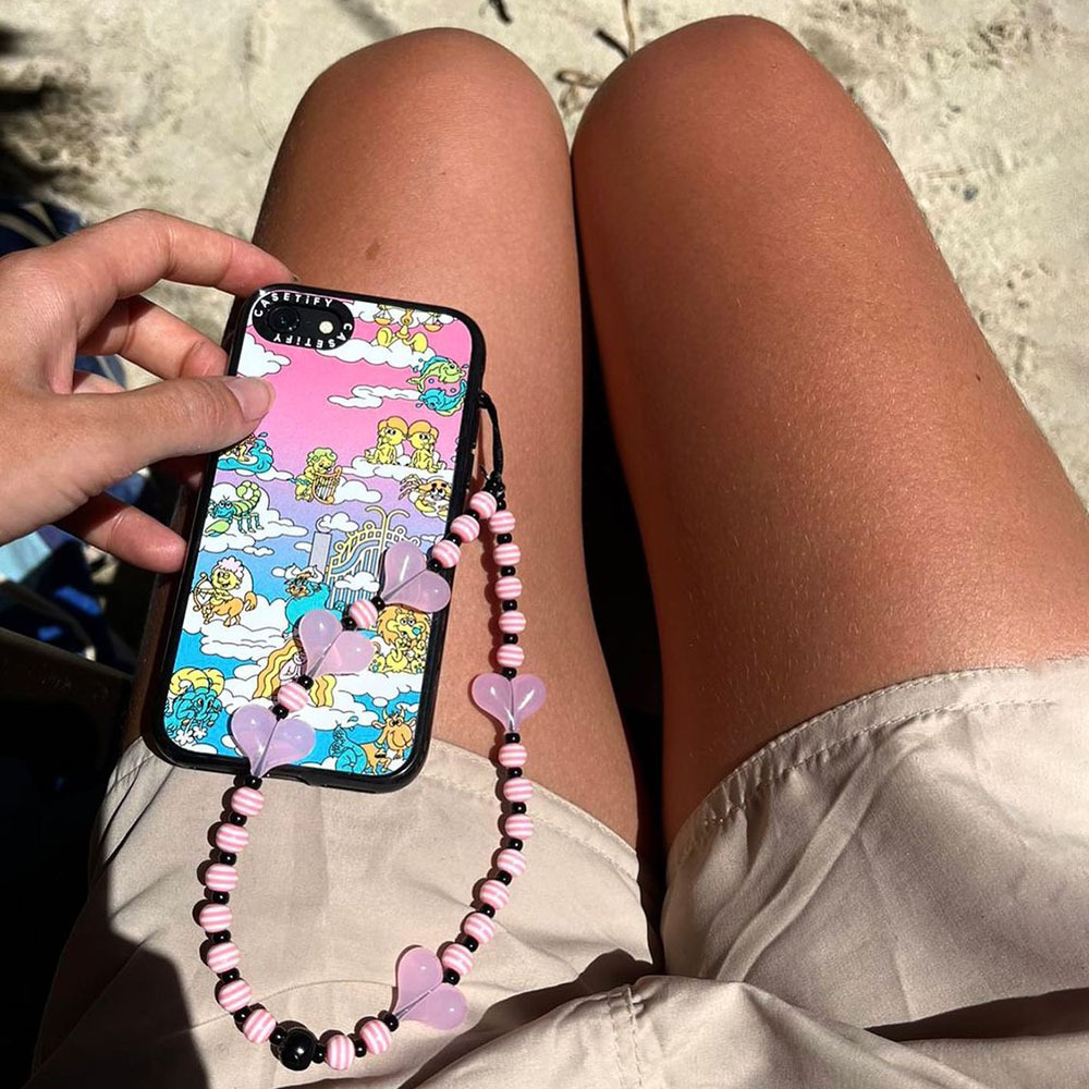 Pink Heart Phone Chain Straps  - Phone Accessories Wholesale Suppliers review and price