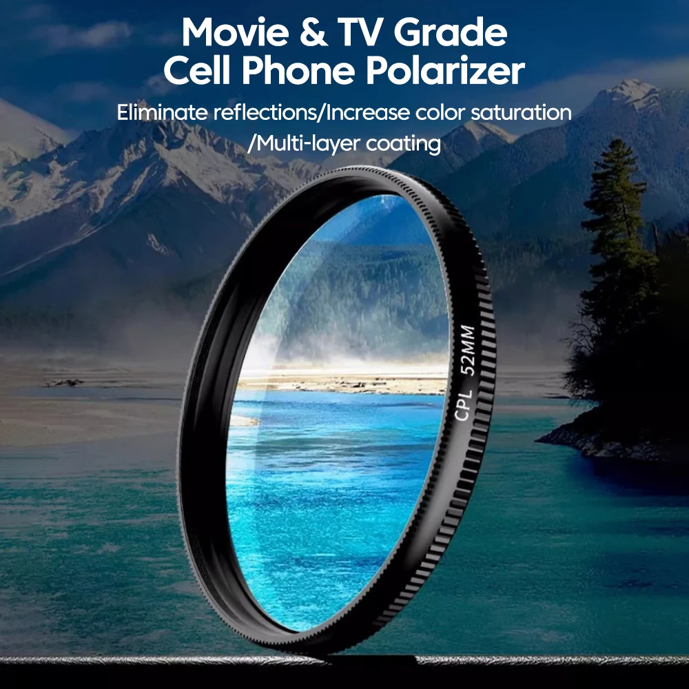 New 52mm CPL Mobile Phone Lens - Phone Accessories Useful review and price