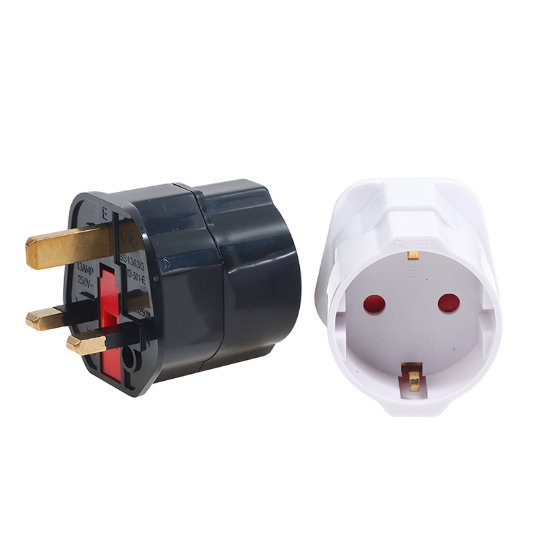 1Pc EU Euro 2 Pin To UK 3 Pin  - Phone Accessories Uk review and price